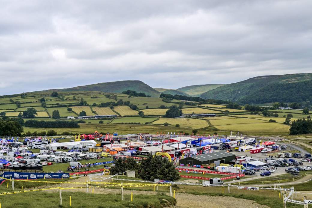 2024 FIM EnduroGP paddock in Rhayader (GBR) © Pole Position Communication